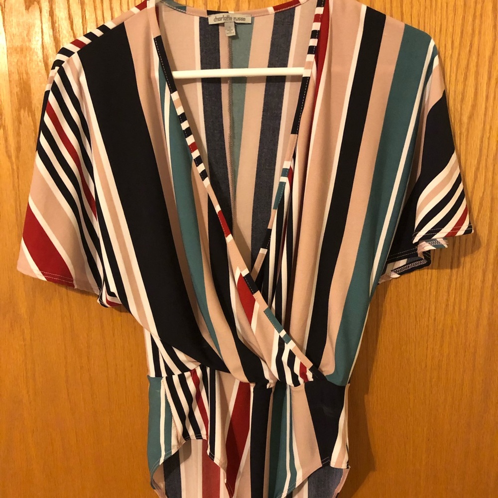 Multi-colored bodysuit
